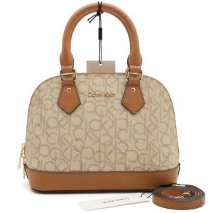 calvin klein beige brown women handbag