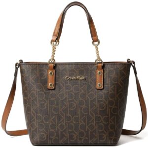 Calvin Klein White Brown Women Backpack | Watches Prime