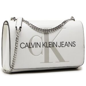 calvin klein white women crossbody bag k60k607198 yaf
