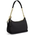 Coach Gold Black Women Shoulder Bag | Watches Prime