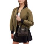 Coach Gold Brown Black Women Handbag Cv974 | Watches Prime