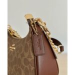 Coach Gold Tan Brown Women Shoulder Bag | Watches Prime