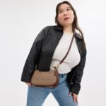 Coach Gold Tan Brown Women Shoulder Bag | Watches Prime