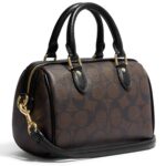 Coach Gold Walnut Black Women Handbag Cv961 | Watches Prime