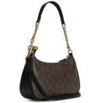Coach Gold Walnut Black Women Shoulder Bag | Watches Prime