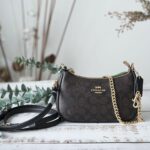 Coach Gold Walnut Black Women Shoulder Bag | Watches Prime