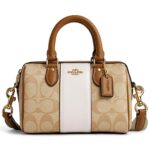 Coach White Beige Brown Women Handbag Cr243 | Watches Prime