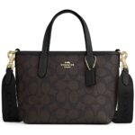 Coach Walnut Black Handbag For Women | Watches Prime