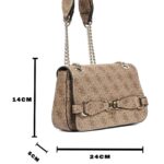 حقيبة كتف نسائية بيج من جيس Guess | واتشز برايم