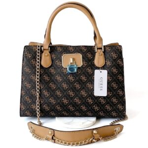 guess black beige women bag