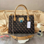 Guess Black Beige Bag For Women | Watches Prime