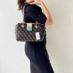 Guess Black Beige Bags For Women | Watches Prime