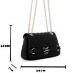 حقيبة سوداء من جيس Guess للنساء Hwpg9336210 | واتشز برايم