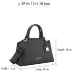 حقيبة يد نسائية سوداء من جيس Guess SA917706 | واتشز برايم