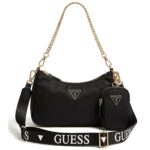 حقيبة كتف نسائية سوداء من جيس Guess | واتشز برايم