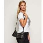 حقيبة كتف نسائية سوداء من Guess Hwbg7993730 | واتشز برايم