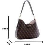 Guess Brown Shoulder Bag Hwesg839002 Bnl | Watches Prime