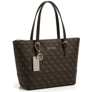 guess brown women shoulder bags