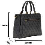 Guess Coal Black Women Handbag Hwqc9213060 | Watches Prime