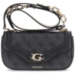 حقيبة كروسبودي Guess نسائية سوداء بشعار من جيس | واتشز برايم