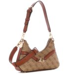 حقيبة نسائية من Guess بشعار جيس لاتيه لون بني | واتشز برايم