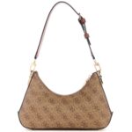 حقيبة نسائية من Guess بشعار جيس لاتيه لون بني | واتشز برايم