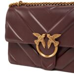 Pinko Brown Shoulder Bag Cross Body Bag | Watches Prime