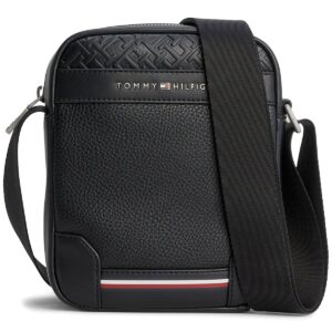 tommy hilfiger black men crossbody bag am0am11308 bds