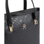 حقيبة يد نسائية سوداء تومي هيلفيغر Aw0Aw16002 | واتشز برايم