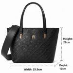 حقيبة يد نسائية سوداء تومي هيلفيغر Aw0Aw16002 | واتشز برايم