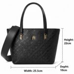 Tommy Hilfiger Black Handbags Aw0Aw16002 | Watches Prime