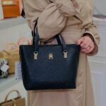 Tommy Hilfiger Black Handbags Aw0Aw16002 | Watches Prime