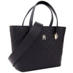 Tommy Hilfiger Black Handbags Aw0Aw16002 | Watches Prime