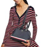 حقيبة كتف نسائية سوداء تومي هيلفيغر Aw0Aw10453 | واتشز برايم