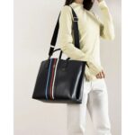 حقيبة كتف نسائية سوداء تومي هيلفيغر Aw0Aw16409 | واتشز برايم