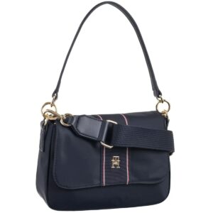 tommy hilfiger navy blue women shoulder bag aw0aw17168 dw6