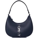 Tommy Hilfiger Navy Shoulder Bag Aw0Aw16510 | Watches Prime