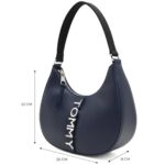 Tommy Hilfiger Navy Shoulder Bag Aw0Aw16510 | Watches Prime