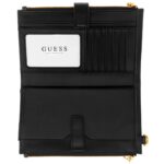 Guess Black Saffiano Leather Women’s Wristlet Wallet Organizer with Gold Hardware | Watches Prime Guess Black Saffiano Leather Women’s Wristlet Wallet Organizer with Gold Hardware | Watches Prime