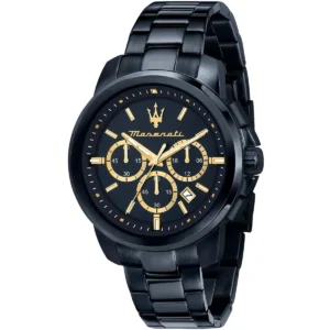 r8873621040 maserati watch men blue dial metal stainless steel strap quartz battery analog chronograph successo