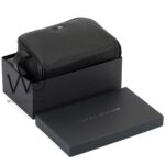 Tommy Hilfiger Black Mens Clutch Leather Bag Gift Box Mercedes Benz Edition | Watches Prime