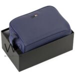 Tommy Hilfiger Blue Mens Clutch Leather Bag Gift Box Mercedes Benz Edition | Watches Prime