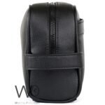 Tommy Hilfiger Leather Mens Clutch Black Bag Gift Box Patterned Logo | Watches Prime