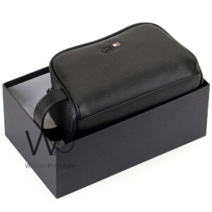 tommy hilfiger mens clutch black bag gift box mercedes benz edition