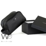 Tommy Hilfiger Mens Clutch Black Bag Gift Box Mercedes Benz Edition | Watches Prime