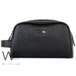 Tommy Hilfiger Mens Clutch Black Bag Gift Box Mercedes Benz Edition | Watches Prime