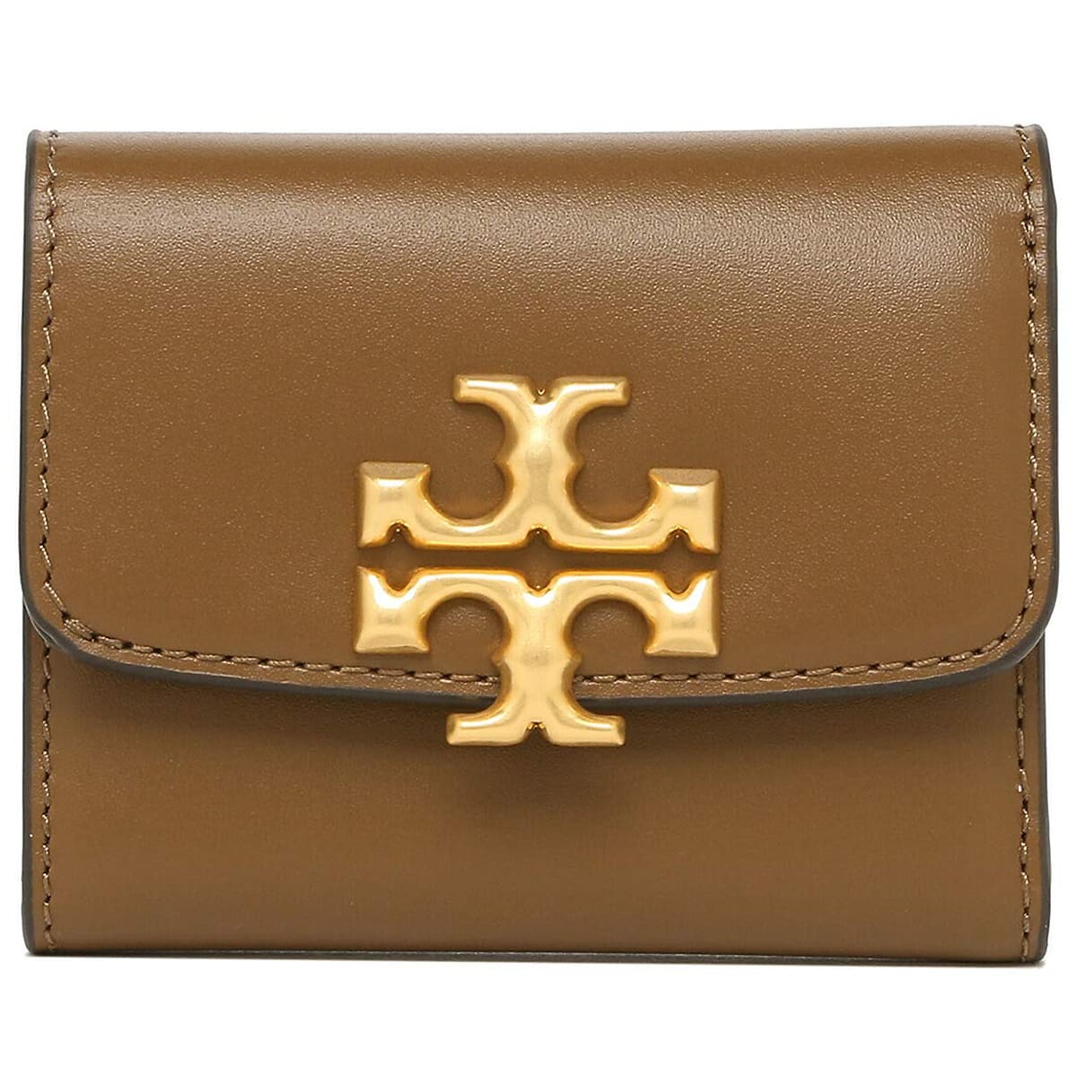 Tory Burch Tan Camel Leather Women’s Mini Wallet with Gold Logo | Watches Prime Tory Burch Tan Camel Leather Women’s Mini Wallet with Gold Logo | Watches Prime