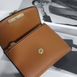 Tory Burch Tan Camel Leather Women’s Mini Wallet with Gold Logo | Watches Prime Tory Burch Tan Camel Leather Women’s Mini Wallet with Gold Logo | Watches Prime