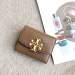Tory Burch Tan Camel Leather Women’s Mini Wallet with Gold Logo | Watches Prime Tory Burch Tan Camel Leather Women’s Mini Wallet with Gold Logo | Watches Prime