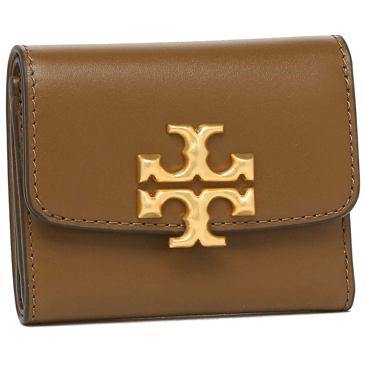 Tory Burch Tan Camel Leather Women’s Mini Wallet with Gold Logo | Watches Prime Tory Burch Tan Camel Leather Women’s Mini Wallet with Gold Logo | Watches Prime